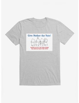 Kewpie Hands Up For Women's Votes! T-Shirt, HEATHER GREY, hi-res