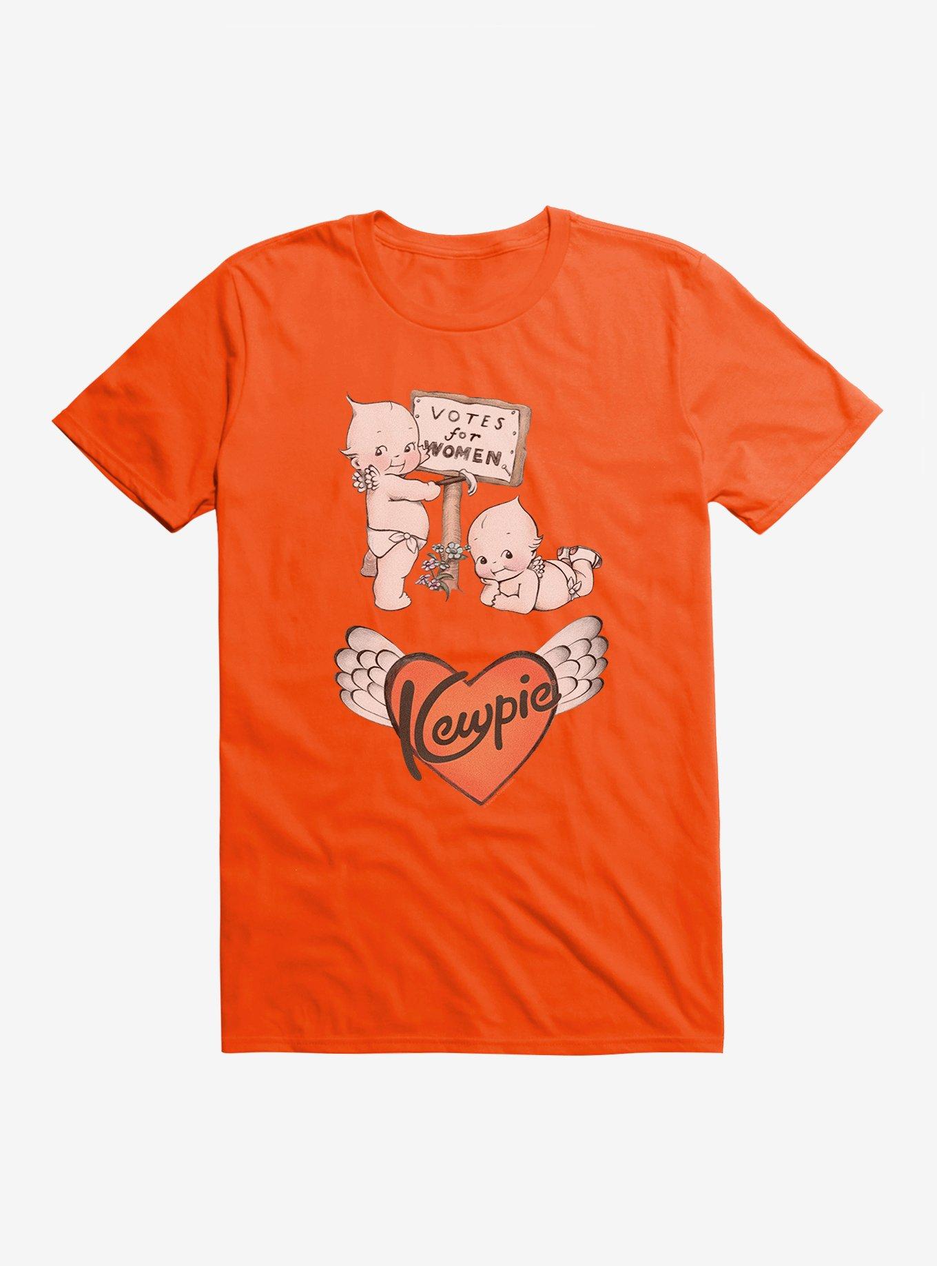 Kewpie Heart Logo T-Shirt, ORANGE, hi-res