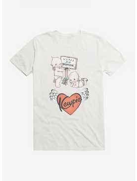 Kewpie Heart Logo T-Shirt, WHITE, hi-res