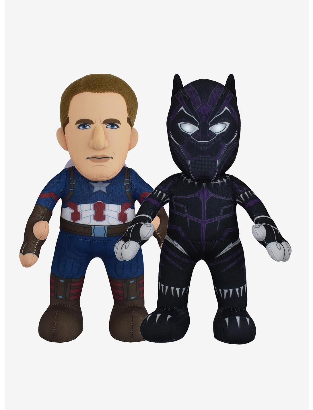 Marvel Captain America And Black Panther 10 Inch Bundle Plush Figures, , hi-res