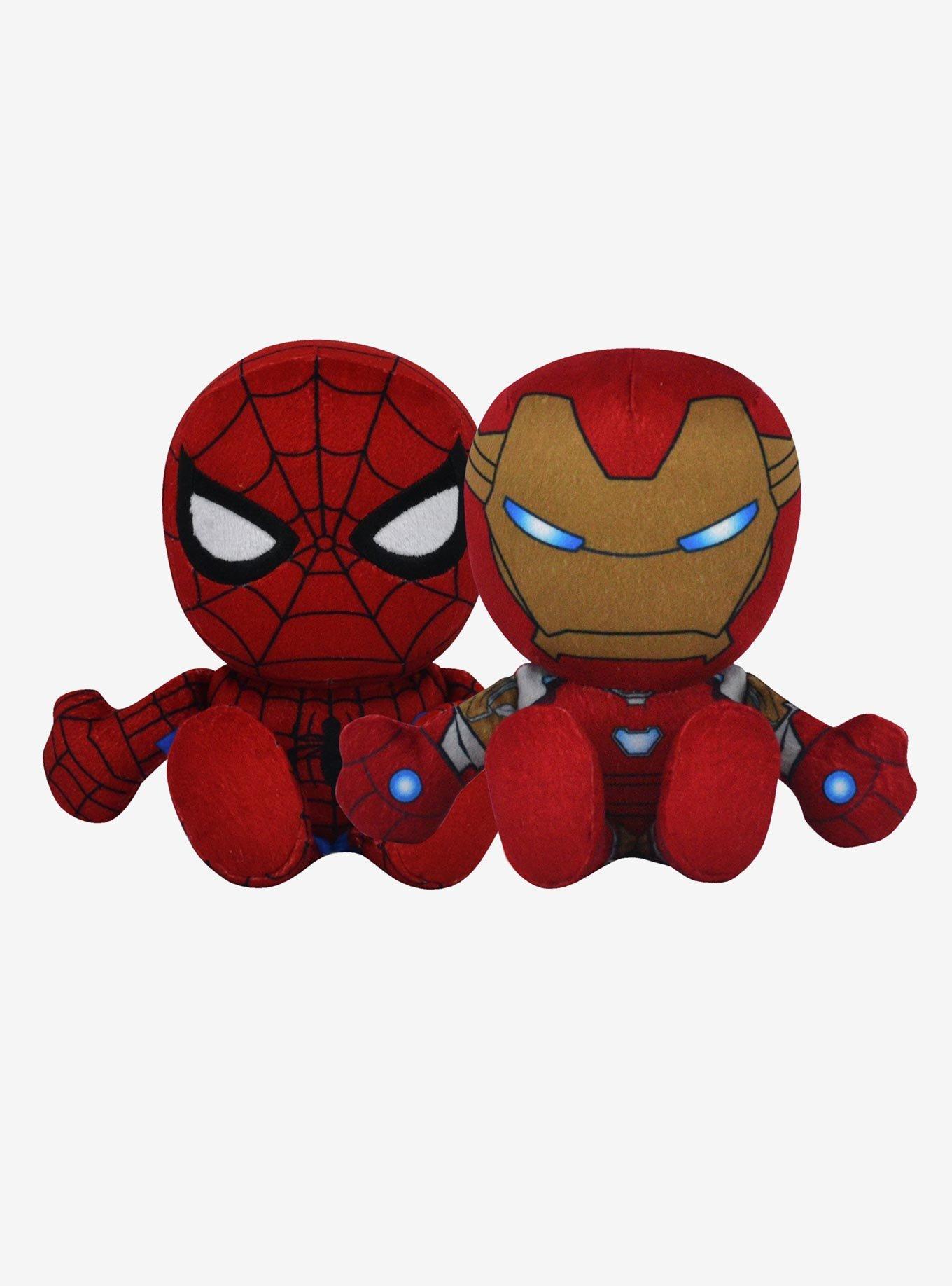 Marvel Spider-Man And Iron Man Kuricha Bundle Plushies, , hi-res