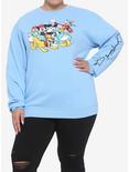 Disney The Sensational Six Group Girls Sweatshirt Plus Size, MULTI, hi-res