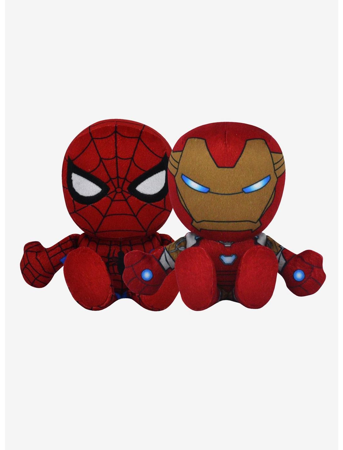 Marvel Spider-Man And Iron Man Kuricha Bundle Plushies, , hi-res