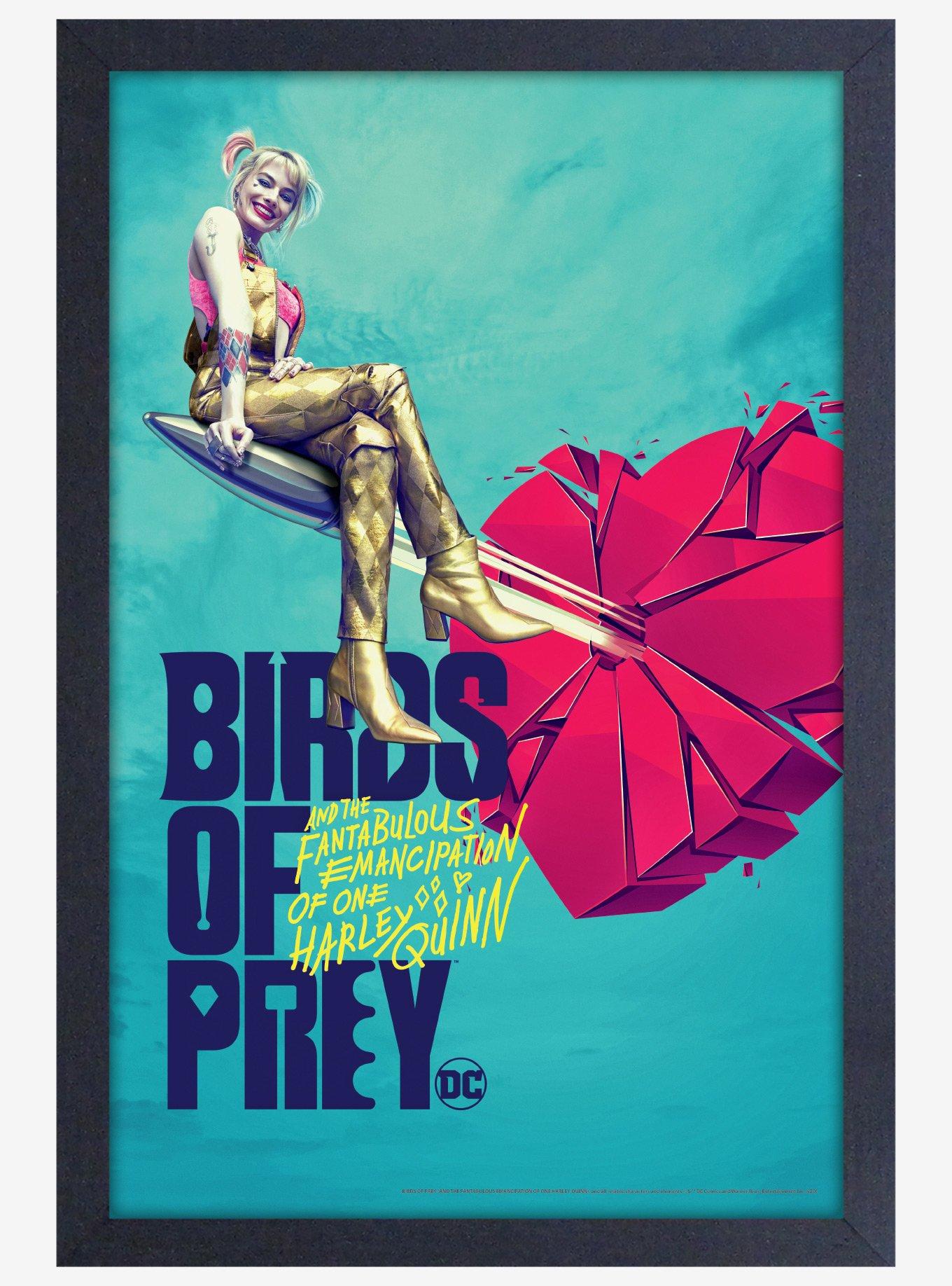 DC Comics Birds Of Prey Harley Quinn Heart Wall Art, , hi-res