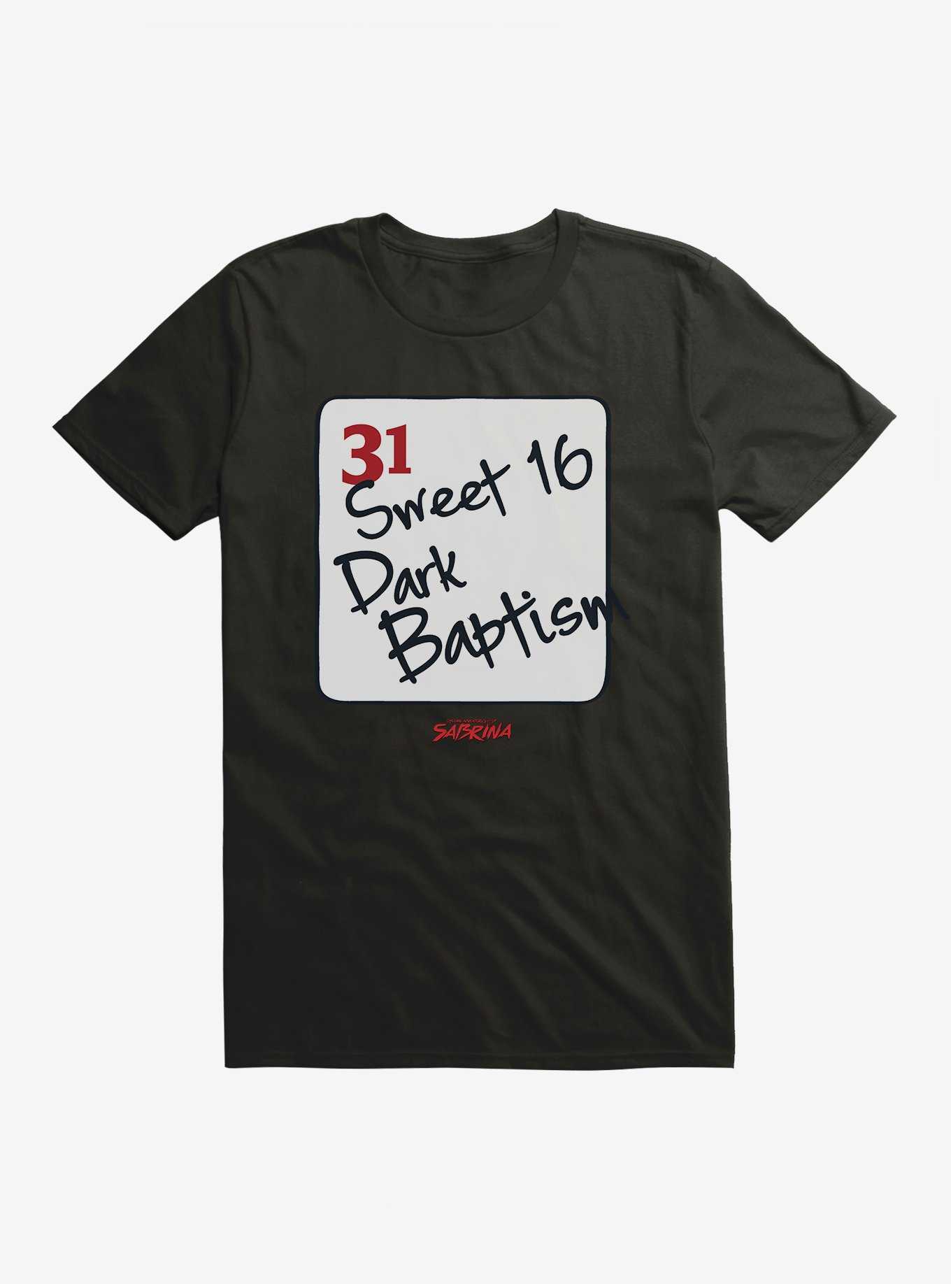 Chilling Adventures Of Sabrina Dark Baptism Calendar T-Shirt, , hi-res