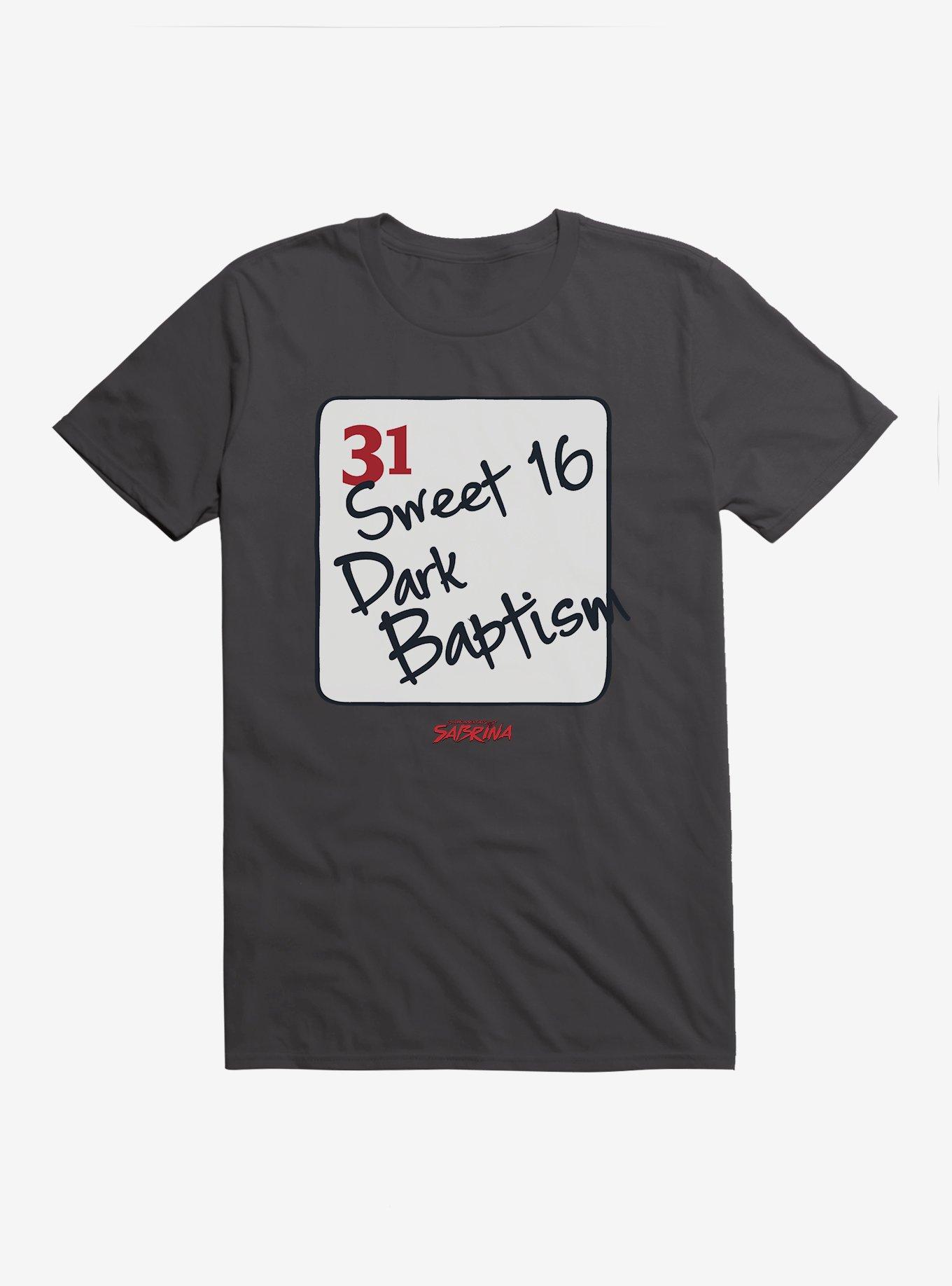 Chilling Adventures Of Sabrina Dark Baptism Calendar T-Shirt, DARK GREY, hi-res