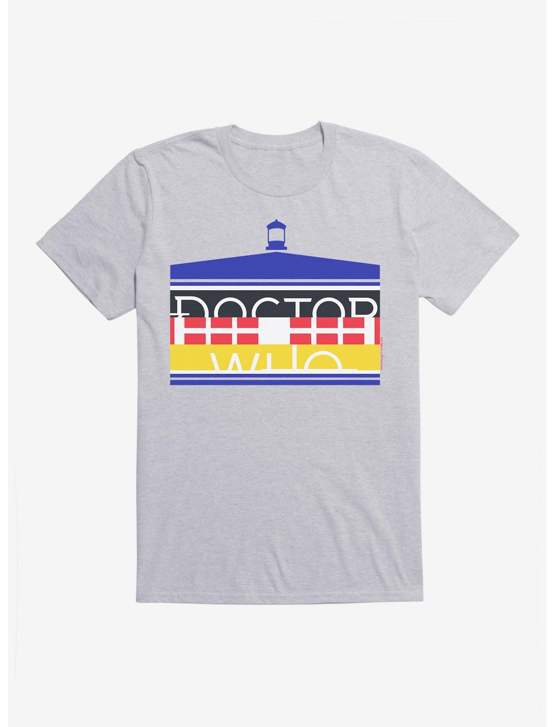 Doctor Who Tardis Graphic T-Shirt, HEATHER GREY, hi-res