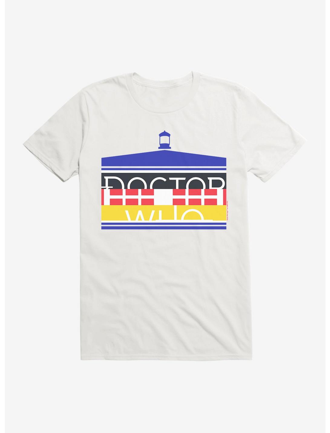 Doctor Who Tardis Graphic T-Shirt, WHITE, hi-res