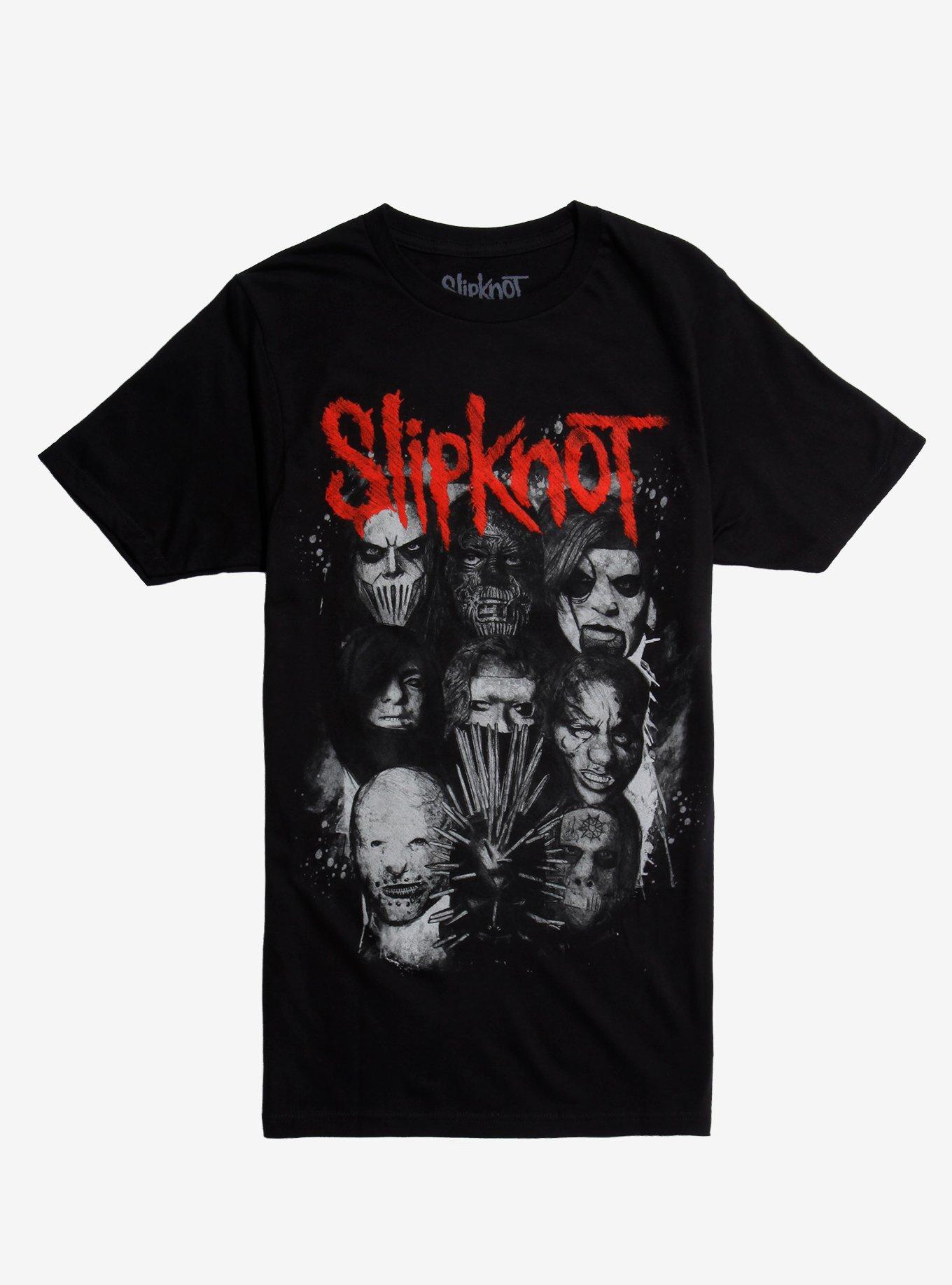 Slipknot Black & White Photo Girls T-Shirt Hot Topic Exclusive | Hot Topic