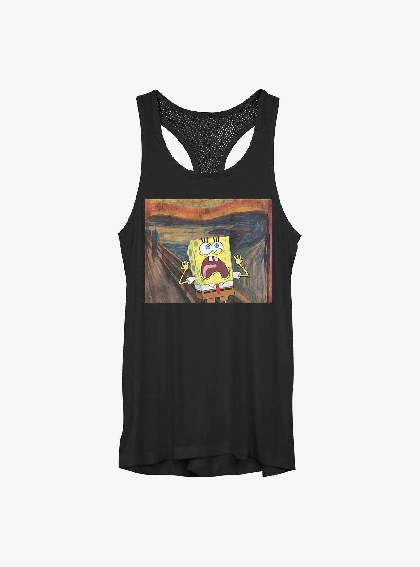 Spongebob Squarepants Spongebob Scream Girls Tank - BLACK | Hot Topic