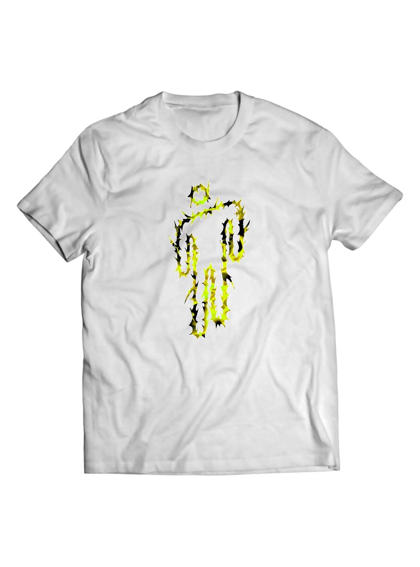 Billie Eilish Camo Metal Blohsh T-Shirt, WHITE, hi-res