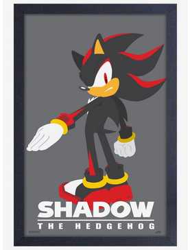 Sonic The Hedgehog Modern Character Shadow Framed Poster, , hi-res
