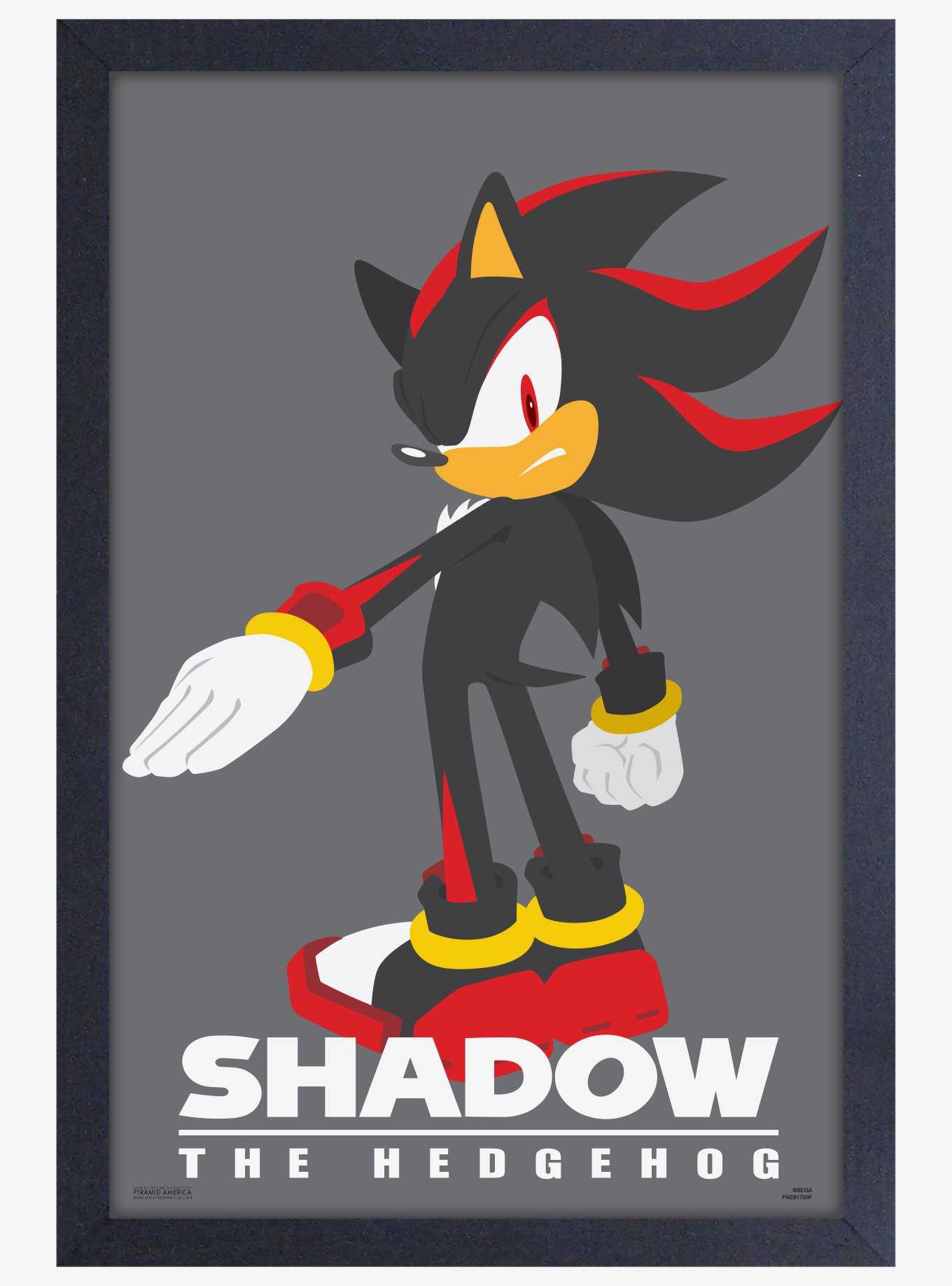 Sonic The Hedgehog Modern Character Shadow Framed Poster, , hi-res