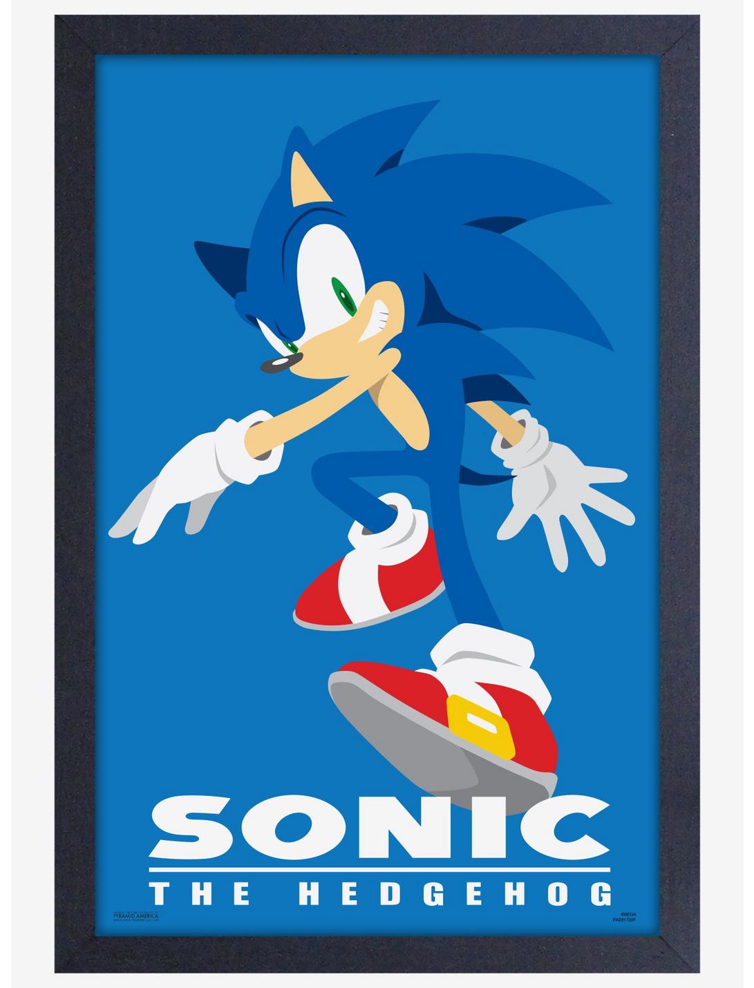 Sonic The Hedgehog Modern Character Sonic Framed Poster, , hi-res