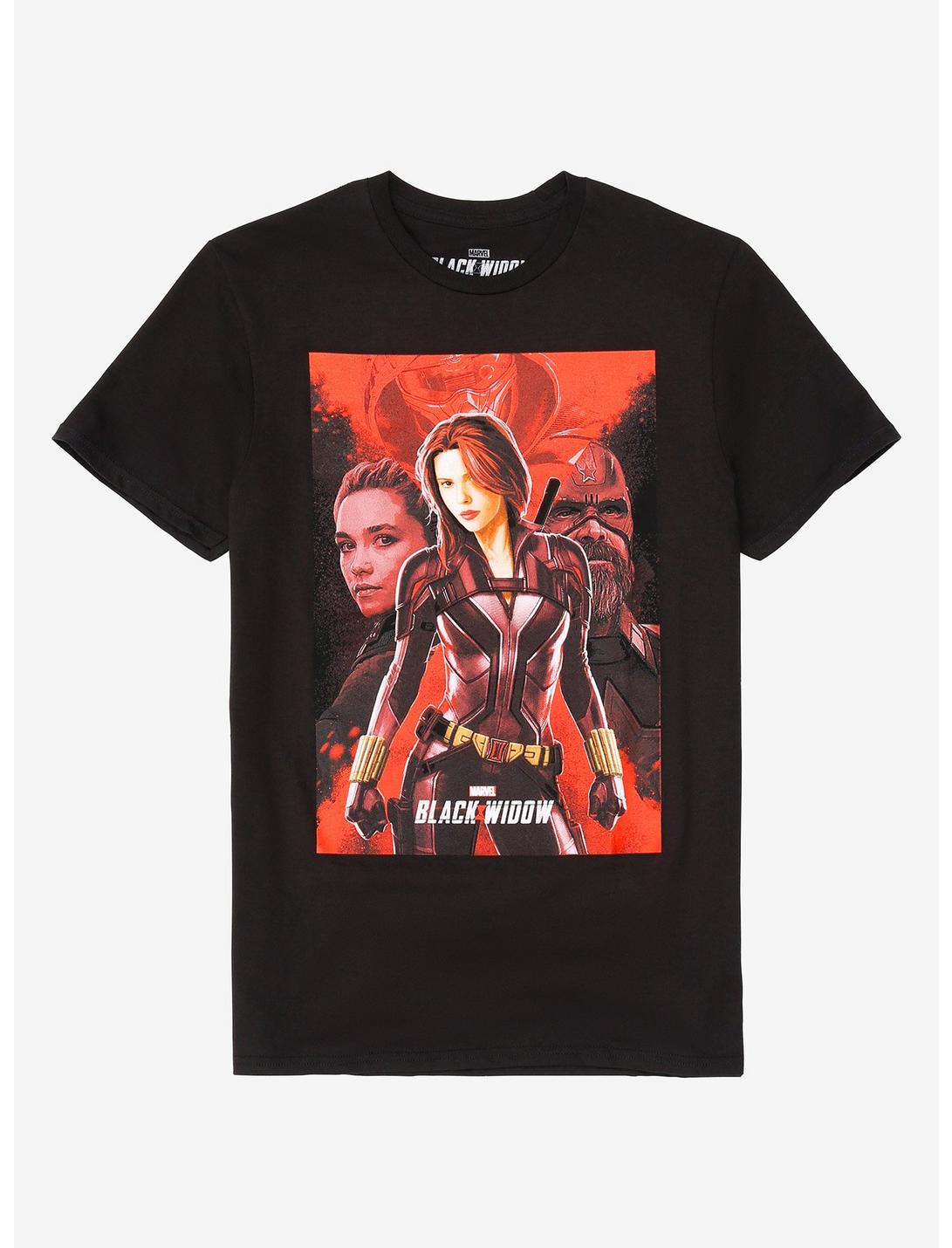 Marvel Black Widow Poster T-Shirt, BLACK, hi-res