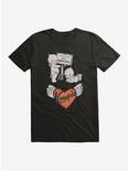 Kewpie Heart Logo T-Shirt, BLACK, hi-res