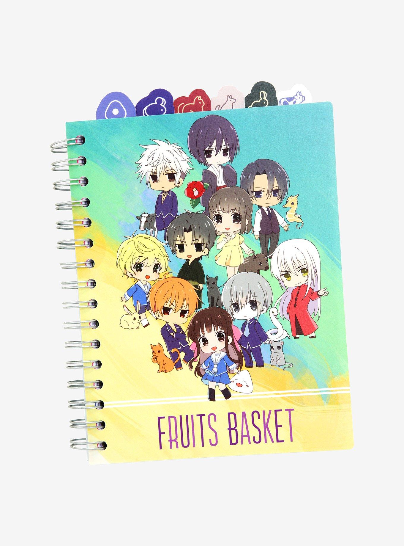 Fruits Basket Chibi characters Tabbed Journal, , hi-res
