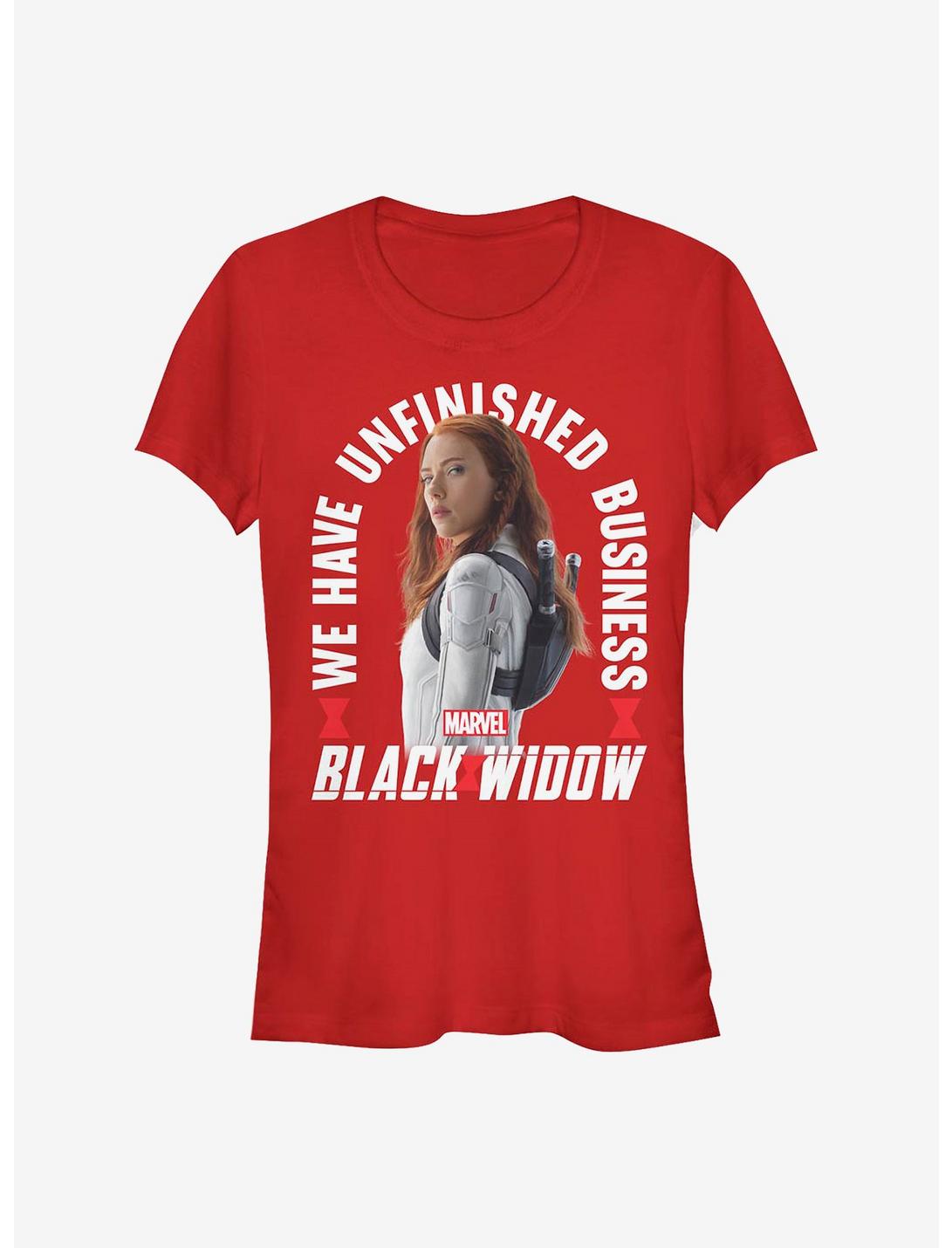 Marvel Black Widow Girls T-Shirt Widow Arch Girls T-Shirt, RED, hi-res