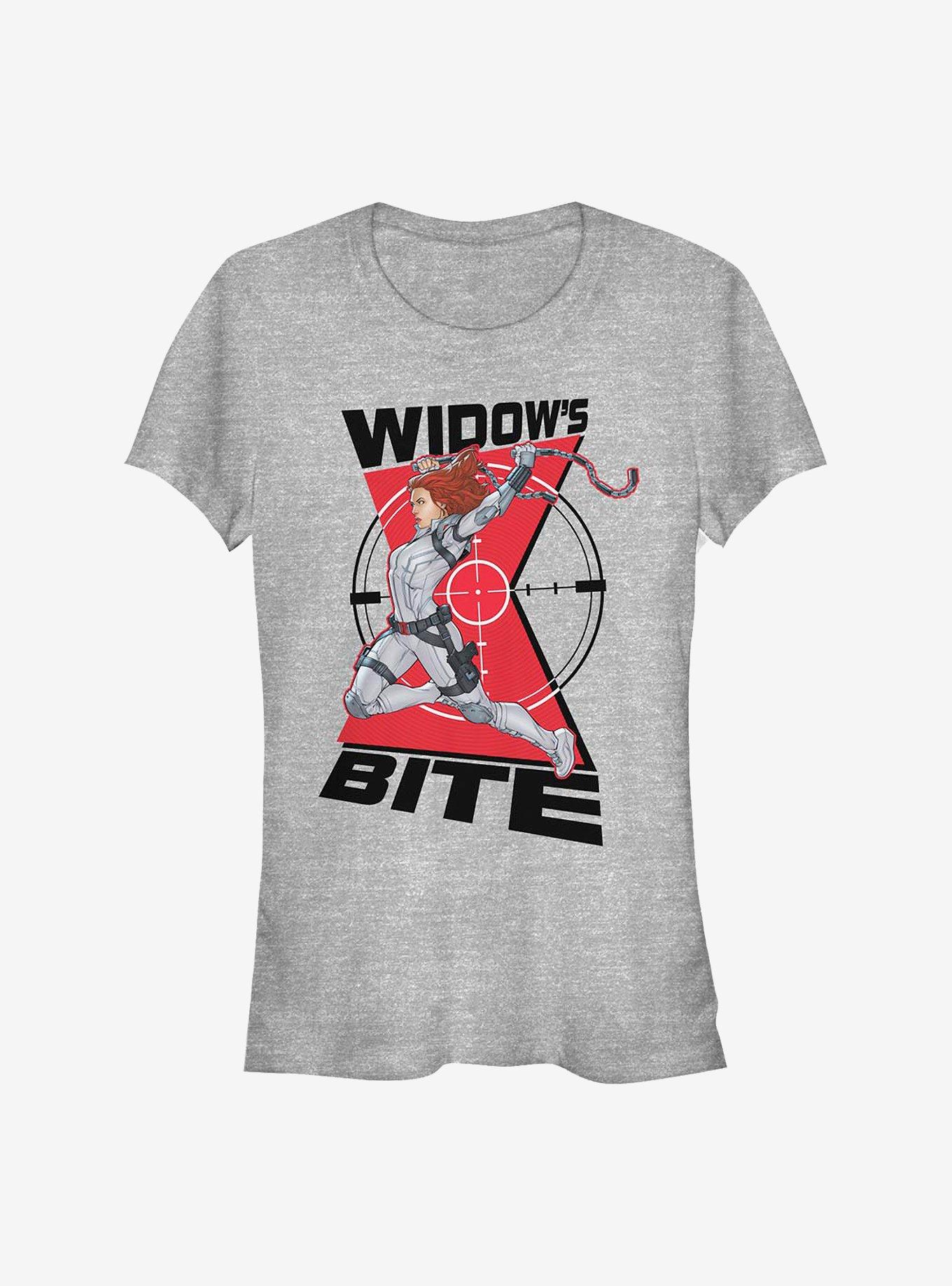 Marvel Black Widow Widow Bite Girls T-Shirt, ATH HTR, hi-res