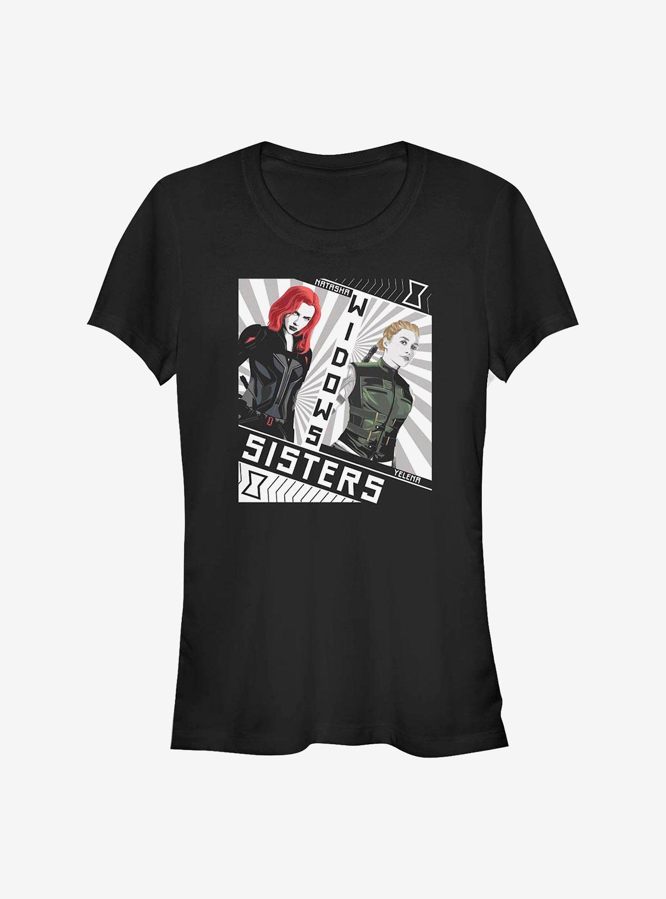 Marvel Black Widow Girls T-Shirt Sisters