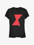 Marvel Black Widow Widow Icon Girls T-Shirt, BLACK, hi-res