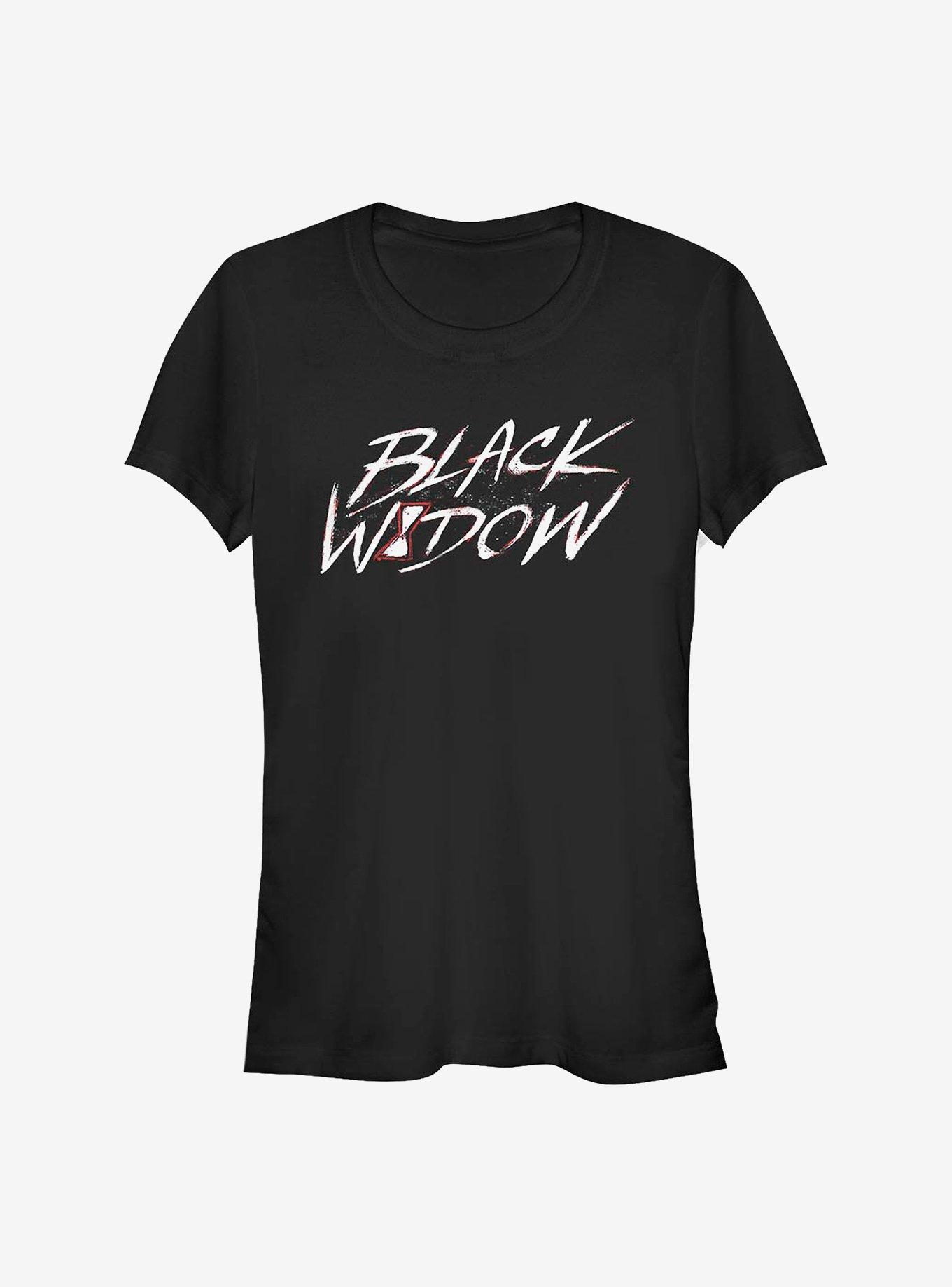 Marvel Black Widow Widow Paint Girls T-Shirt, BLACK, hi-res