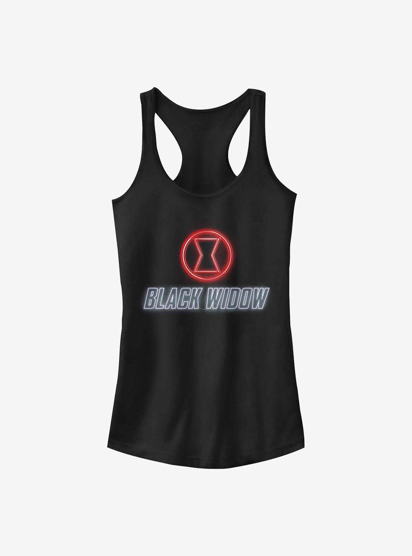 Marvel Black Widow Neon Girls Tank, BLACK, hi-res