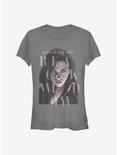 Marvel Black Widow Style Portrait Girls T-Shirt, CHARCOAL, hi-res