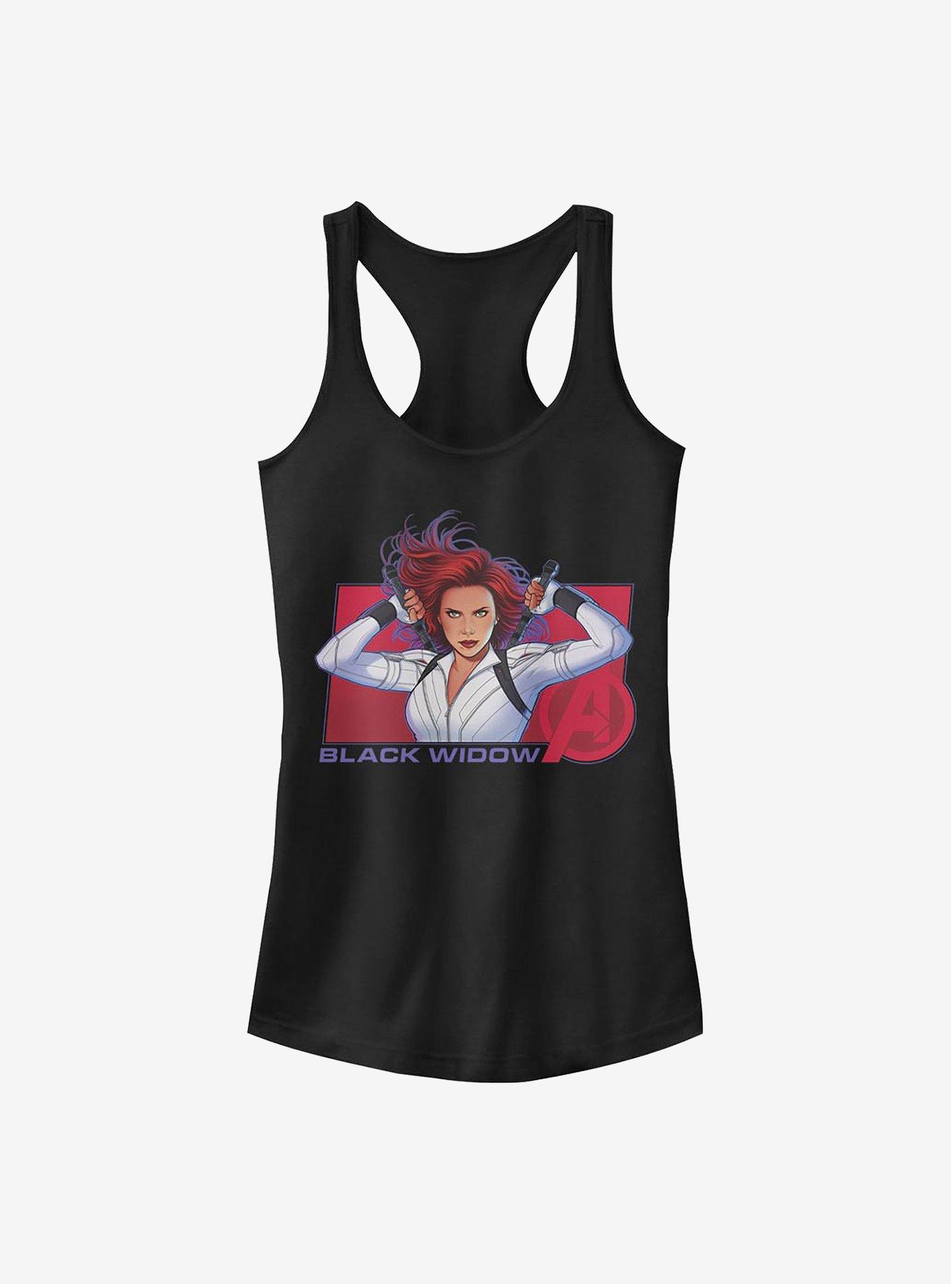 Marvel Black Widow Ready Widow Girls Tank, BLACK, hi-res