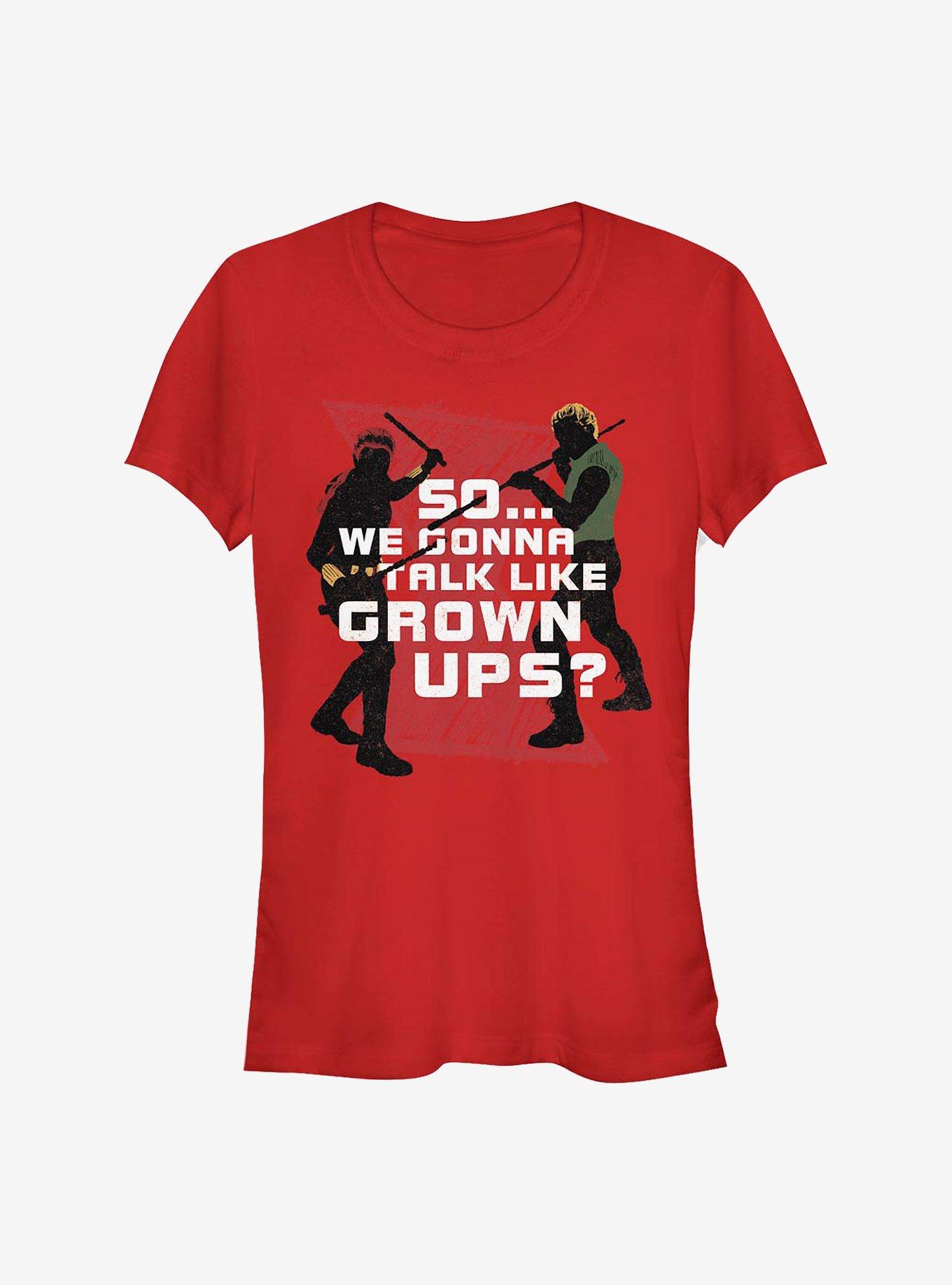 Marvel Black Widow Widow Crayon Girls T-Shirt