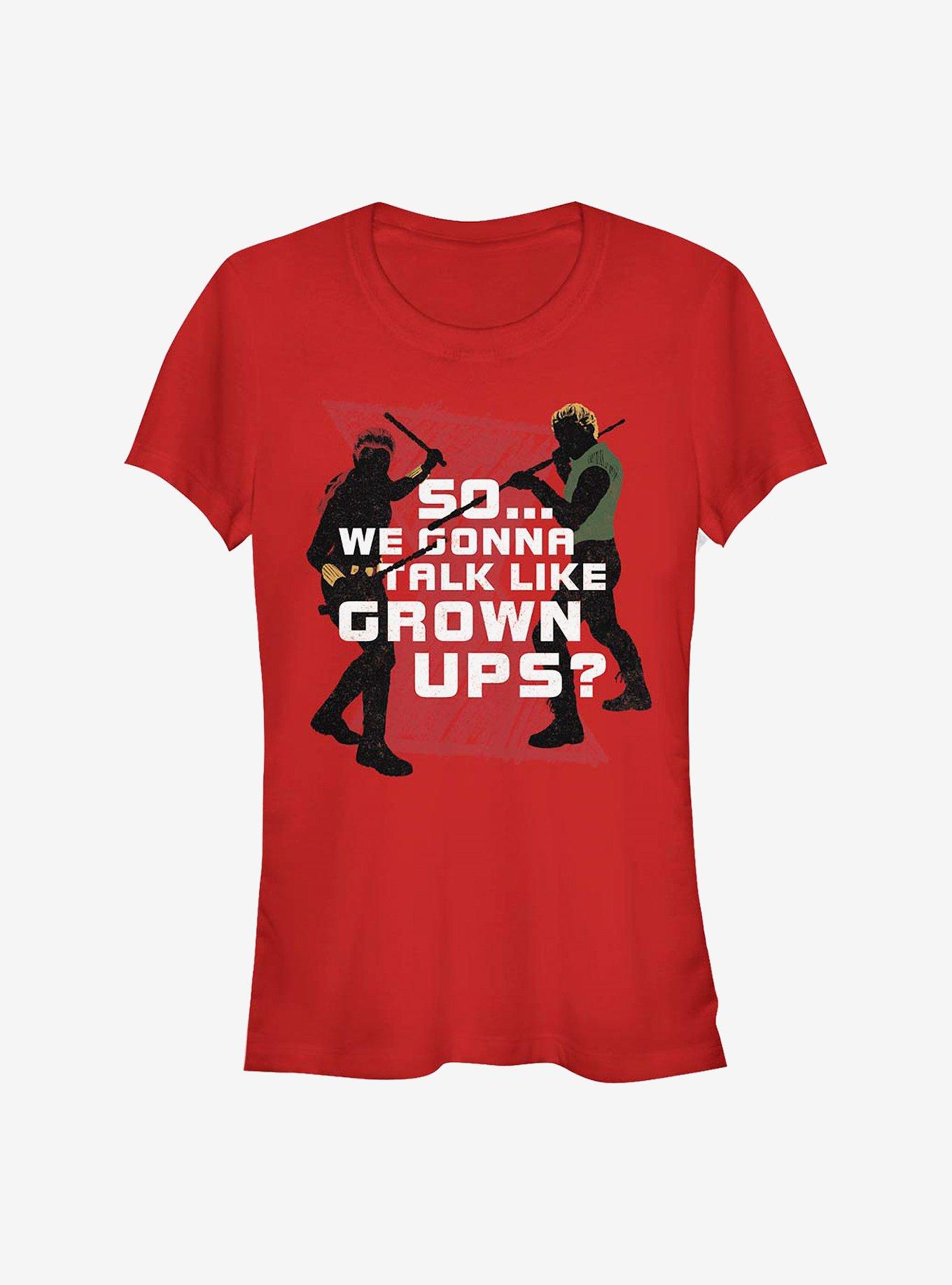 Marvel Black Widow Widow Crayon Girls T-Shirt, RED, hi-res