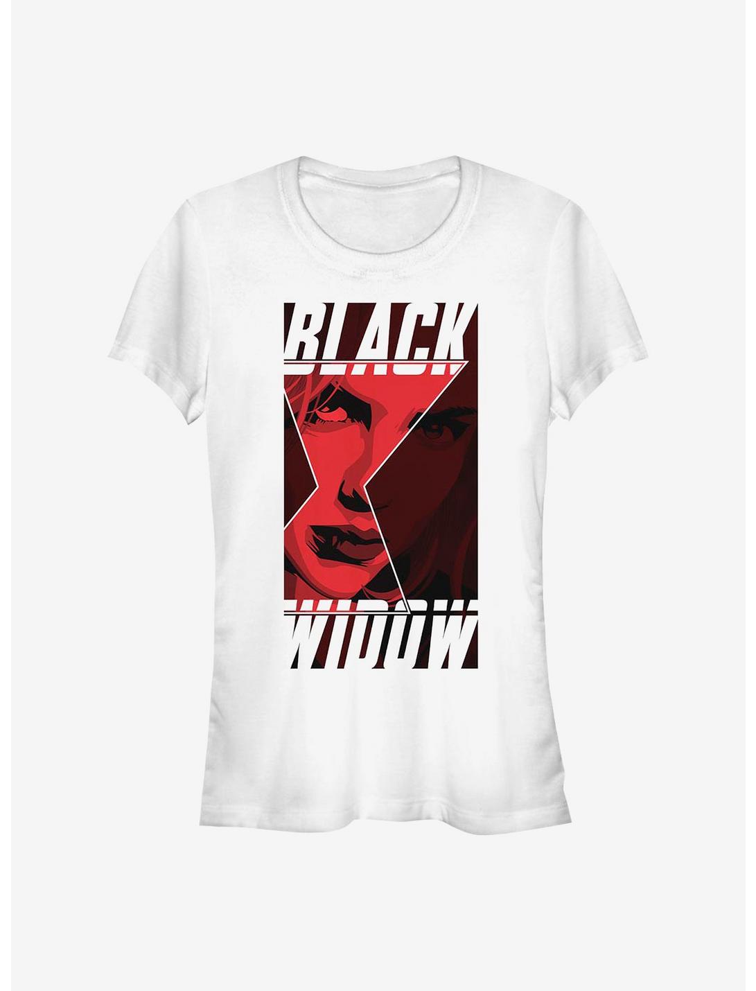 Marvel Black Widow Widow Square Girls T-Shirt, WHITE, hi-res