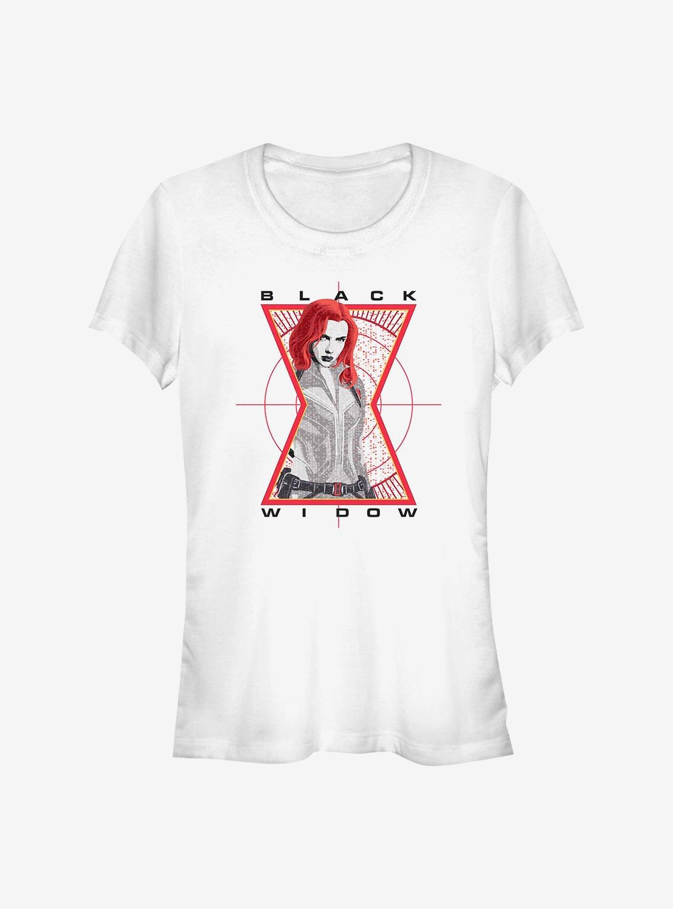 Marvel Black Widow Widow Target Girls T-Shirt, WHITE, hi-res