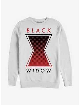 Marvel Black Widow Haftone Symbol Crew Sweater, , hi-res