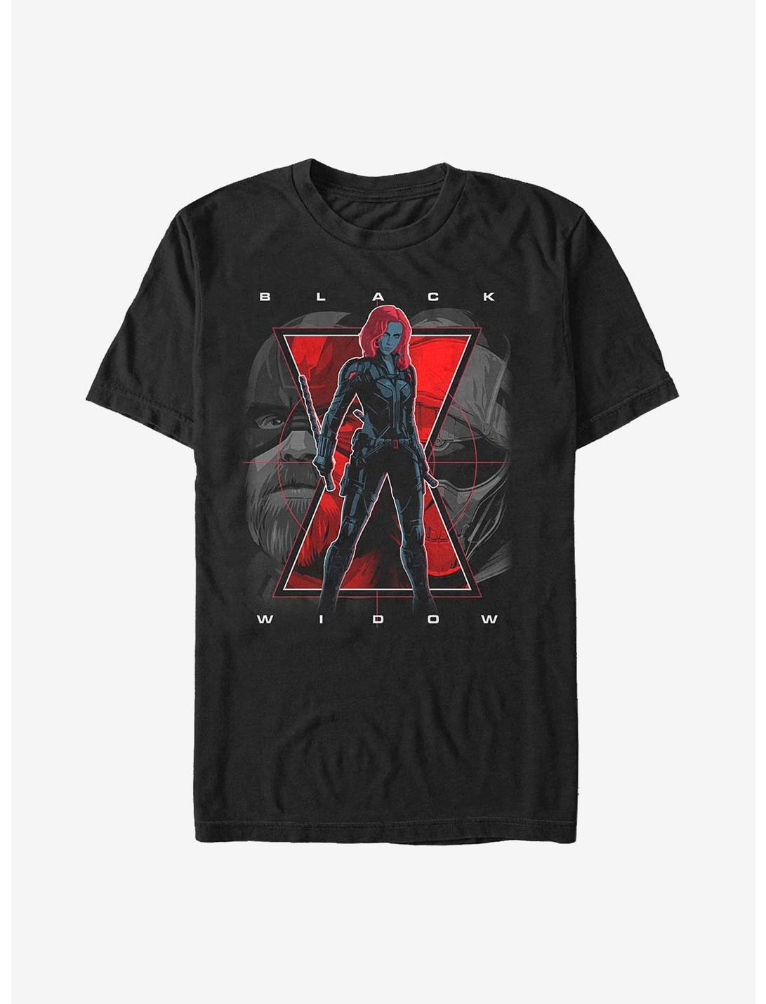 Marvel Black Widow Big Three T-Shirt, BLACK, hi-res
