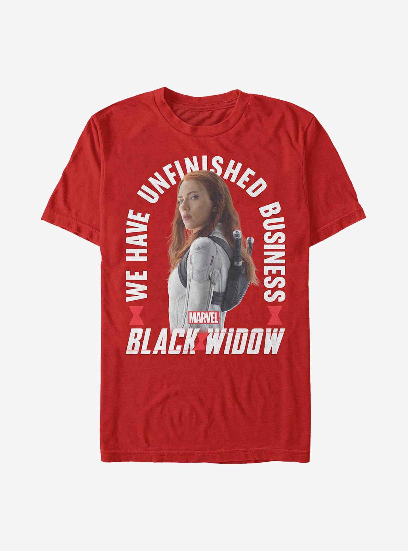 Marvel Black Widow T-Shirt Arch