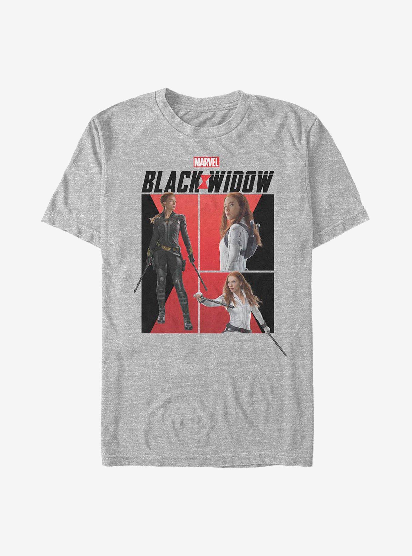 Marvel Black Widow T-Shirt Widow Comic T-Shirt, ATH HTR, hi-res