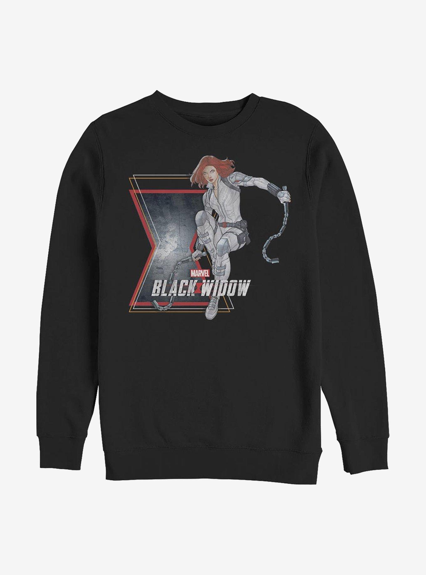 Marvel Black Widow Widow Stun Crew Sweatshirt, , hi-res