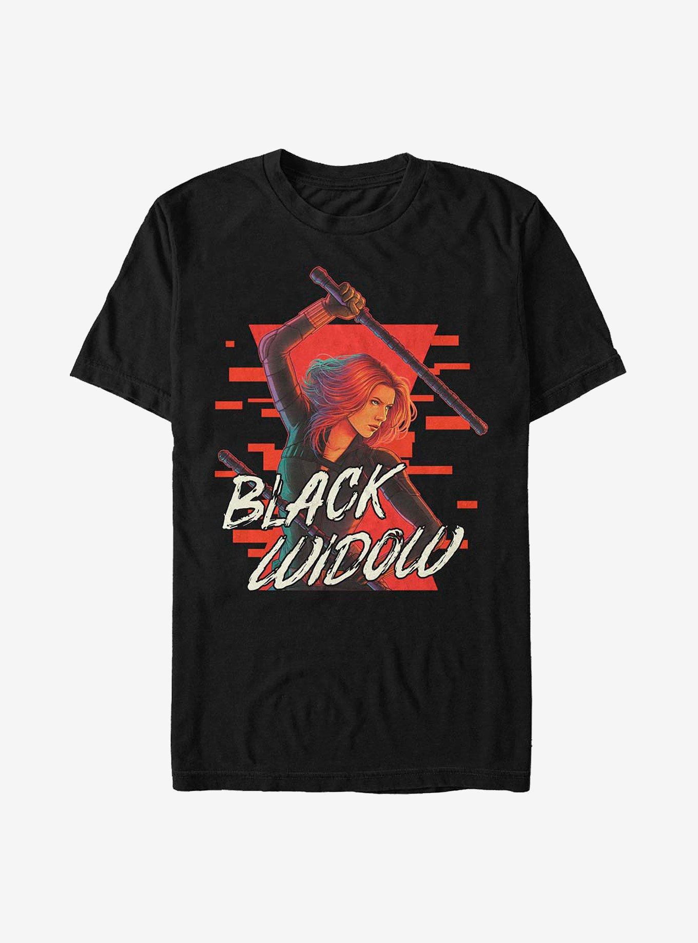 Marvel Black Widow Graphic Black Widow T-Shirt - BLACK | Hot Topic