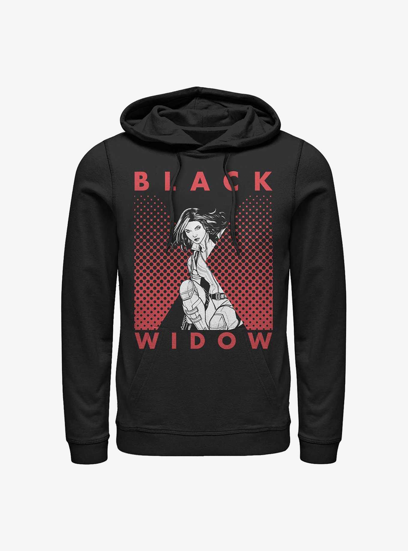 Marvel Black Widow Halftone Black Widow Hoodie, , hi-res