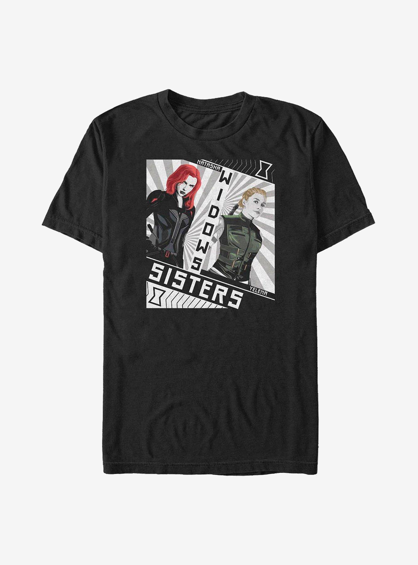 Marvel Black Widow T-Shirt Sisters T-Shirt, BLACK, hi-res