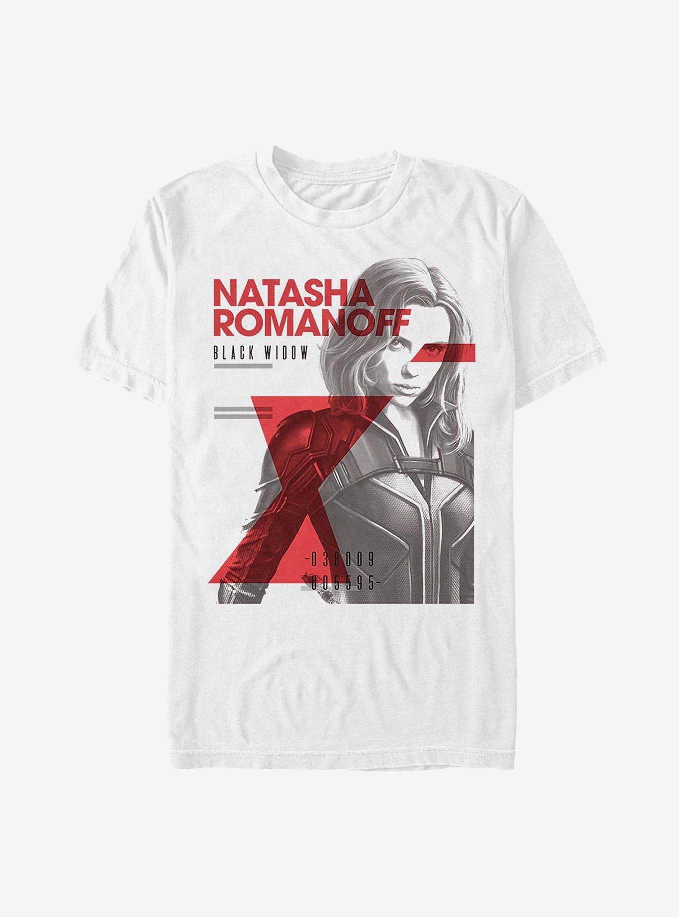 Marvel Black Widow Romanov Cover T-Shirt, WHITE, hi-res