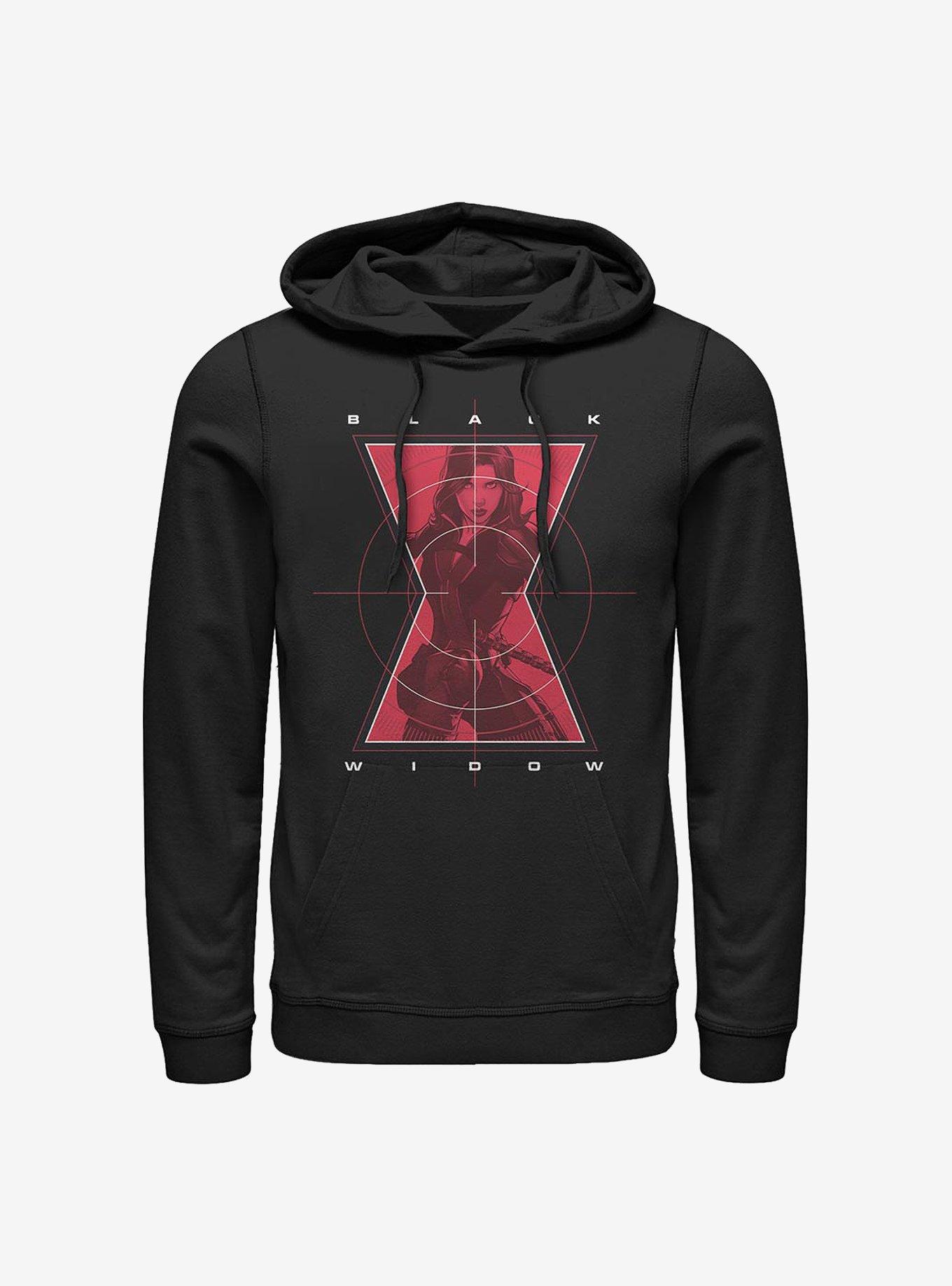 Marvel Black Widow Widow Target Hoodie, BLACK, hi-res