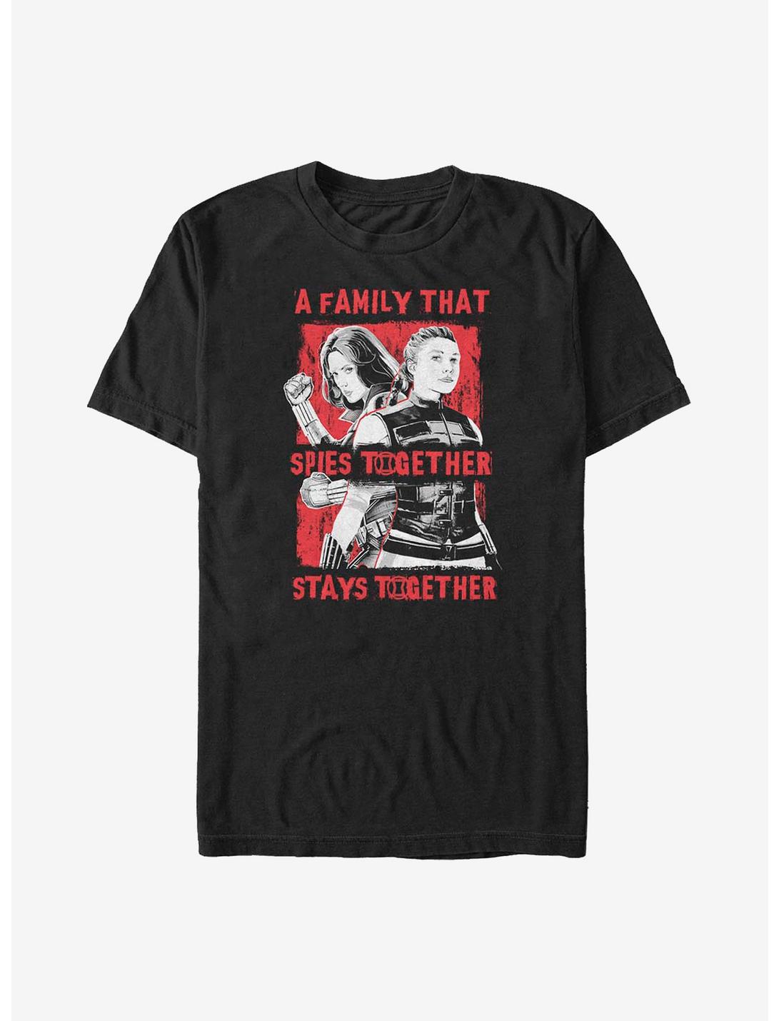 Marvel Black Widow Spy Together T-Shirt, BLACK, hi-res