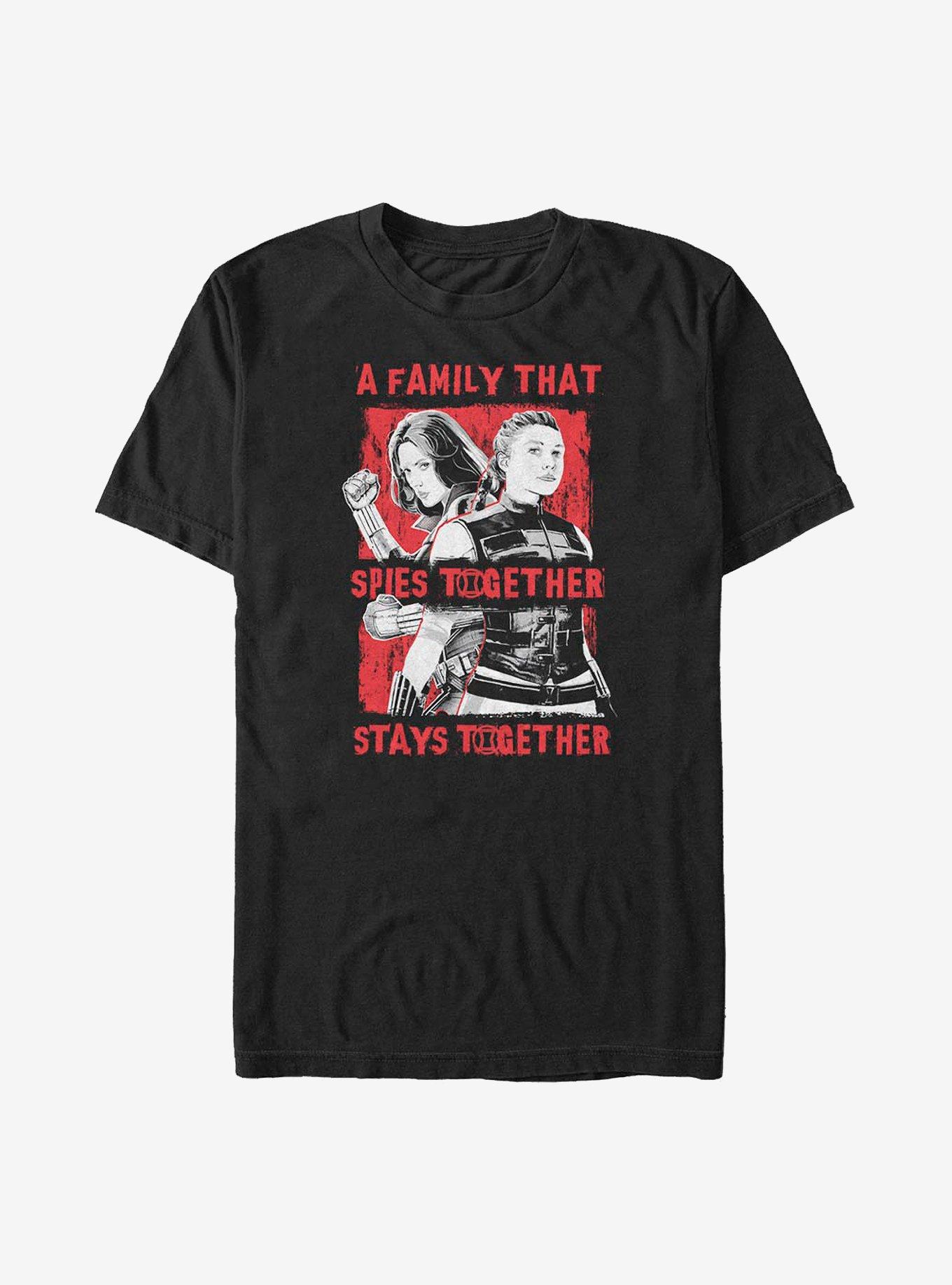 Marvel Black Widow Spy Together T-Shirt, BLACK, hi-res