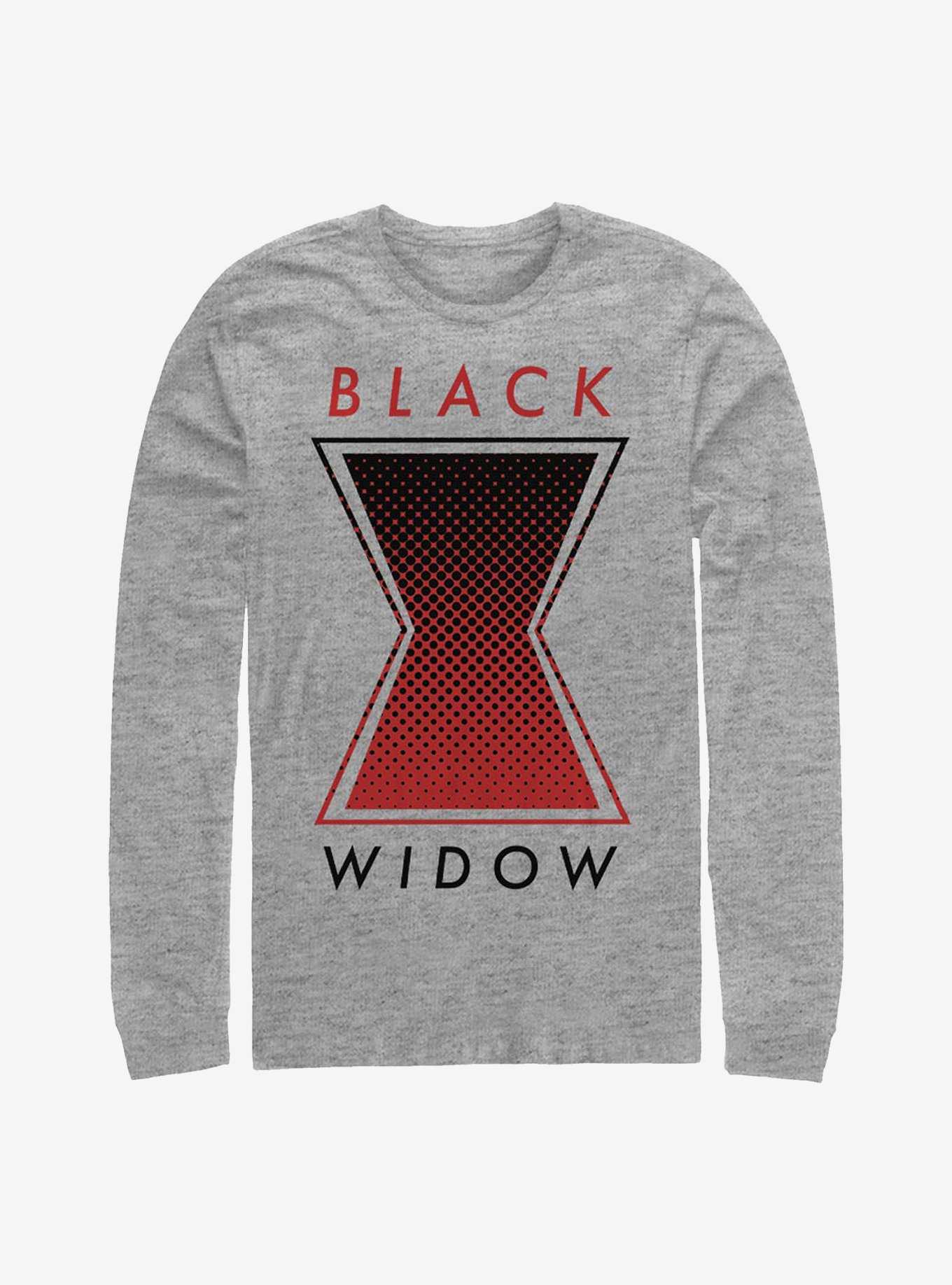 Marvel Black Widow Haftone Symbol Long-Sleeve T-Shirt, , hi-res