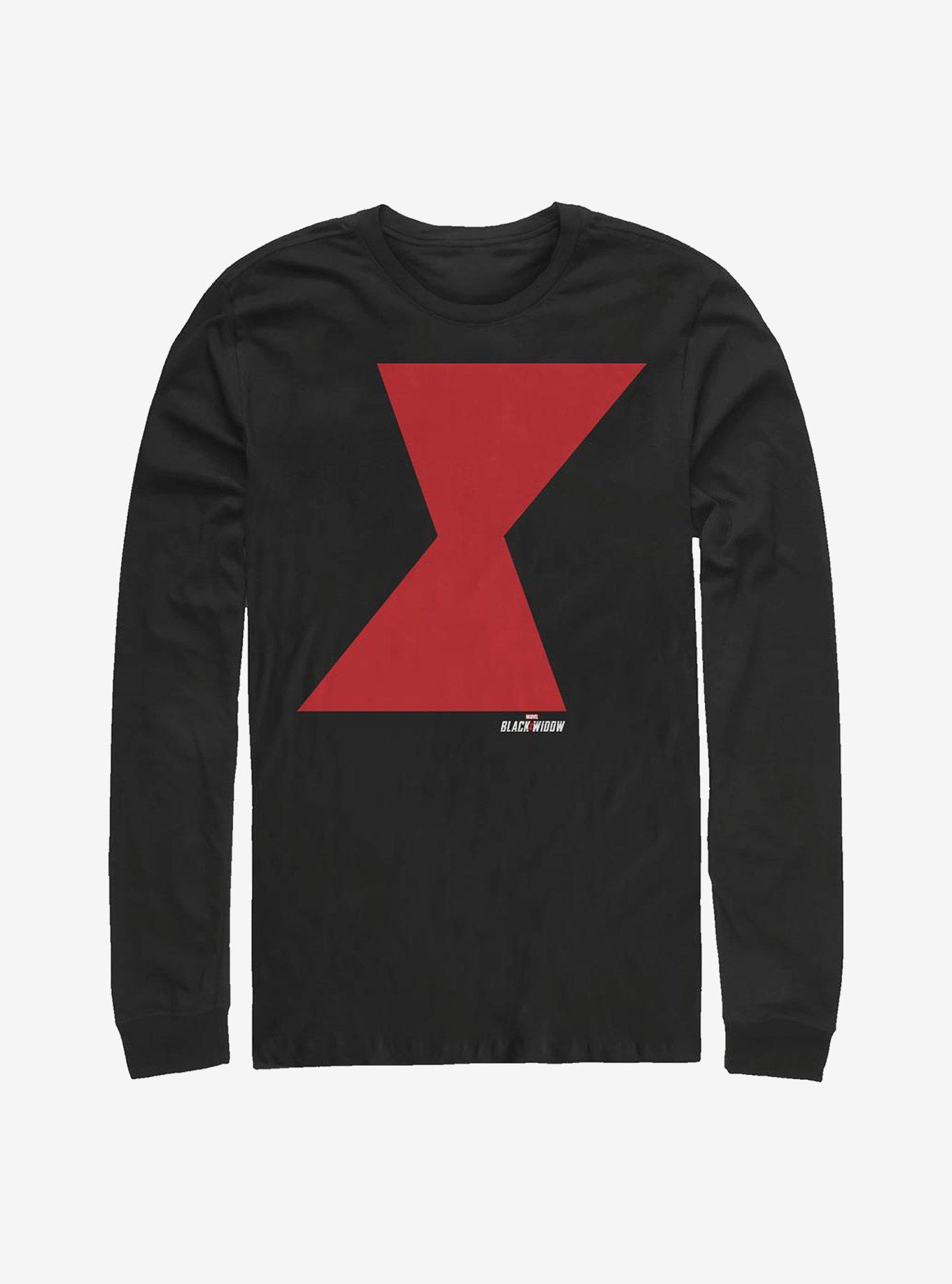 Marvel Black Widow Widow Icon Long-Sleeve T-Shirt, BLACK, hi-res