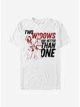 Marvel Black Widow Two Widows T-Shirt, WHITE, hi-res
