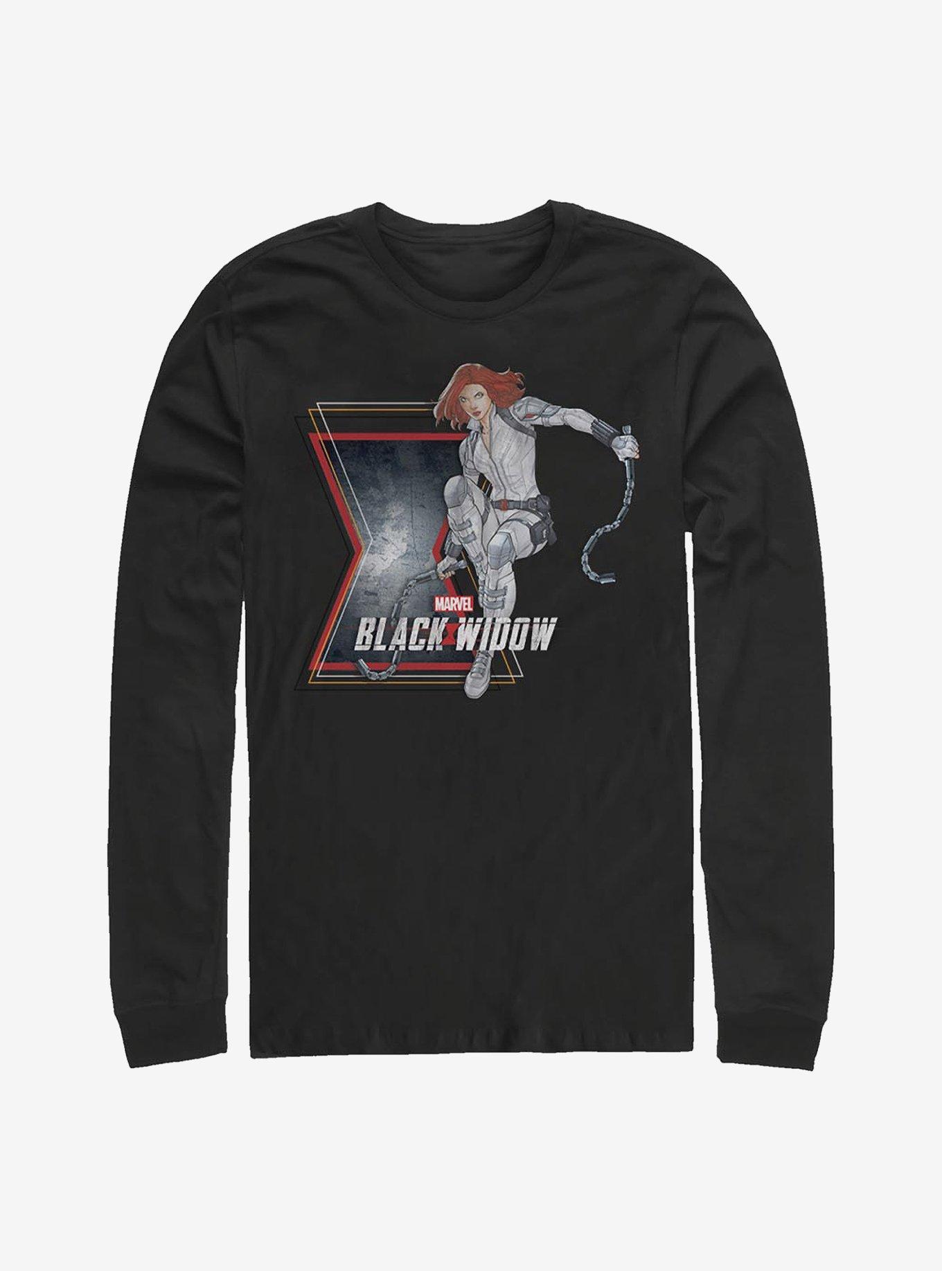 Marvel Black Widow Widow Stun Long-Sleeve T-Shirt, BLACK, hi-res