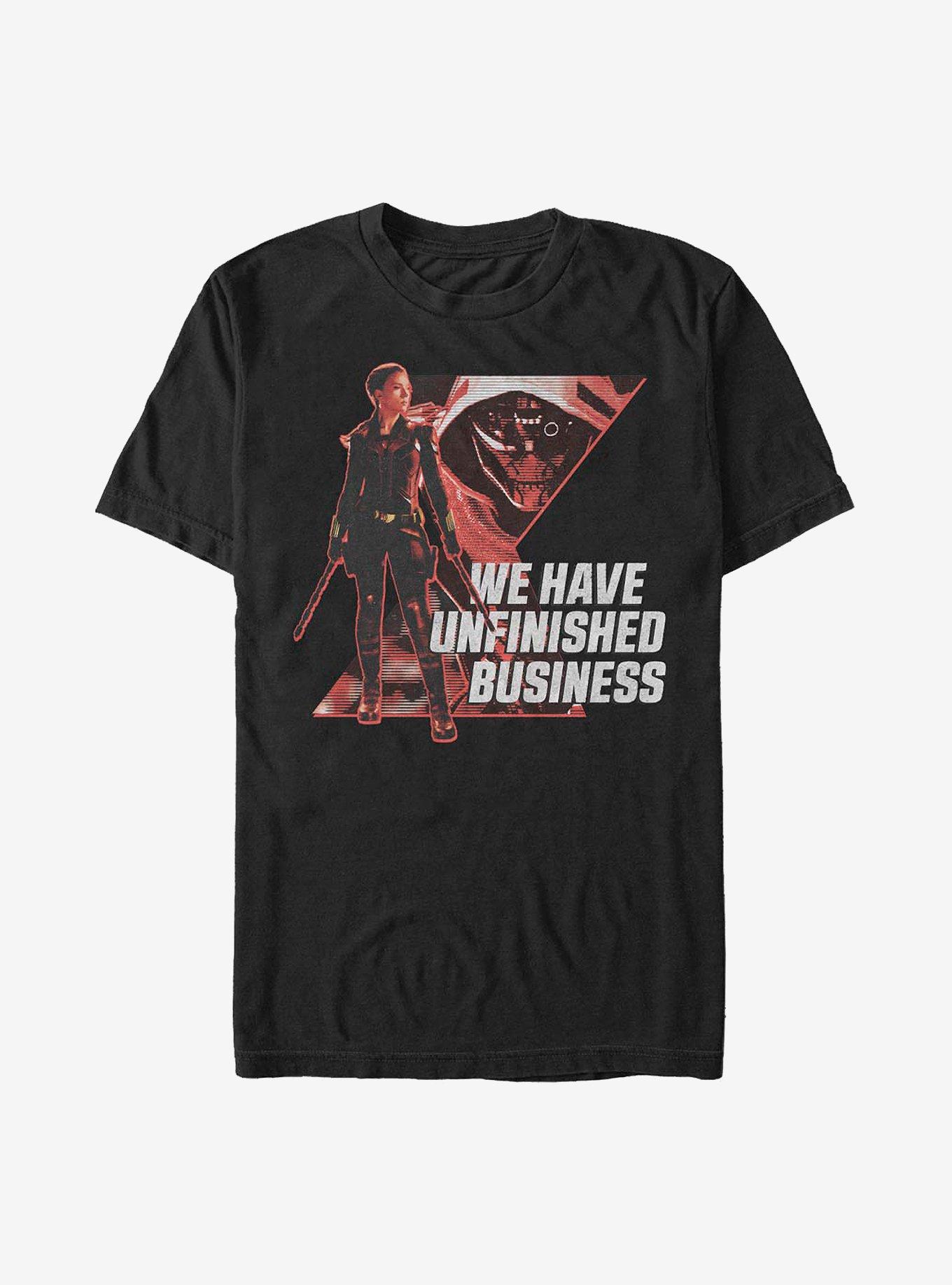 Marvel Black Widow Unfinished Business T-Shirt, BLACK, hi-res